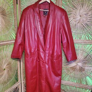 Womens Dress Leather Coat
